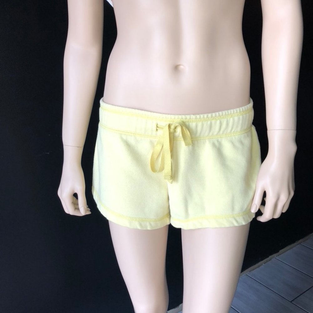 Plush and Lush Yellow Sweat Shorts